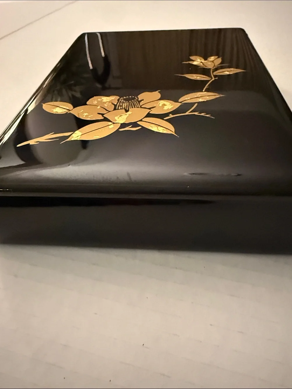 Vintage Lacquer Trinket Box. 7 1/2”x5 1/2”